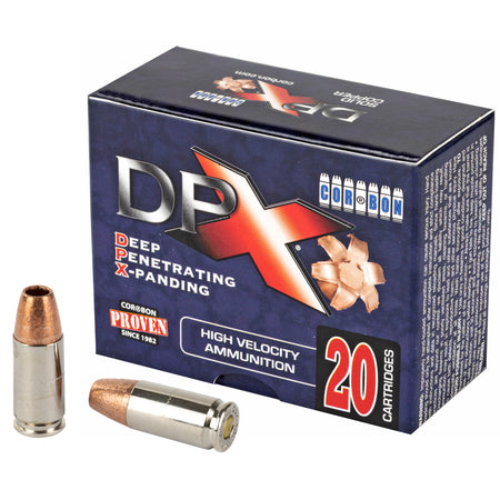 Cor-Bon 9mm Luger/Parabellum DPX09115 Deep Penetrating X bullet +P XPB Jacketed Hollow Point JHP 115 Grain