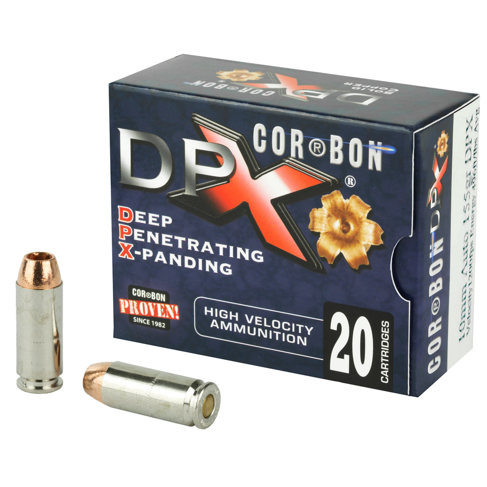 Cor-Bon 10mm Auto DPX10155 Deep Penetrating X bullet XPB Hollow Point HP 155 Grain