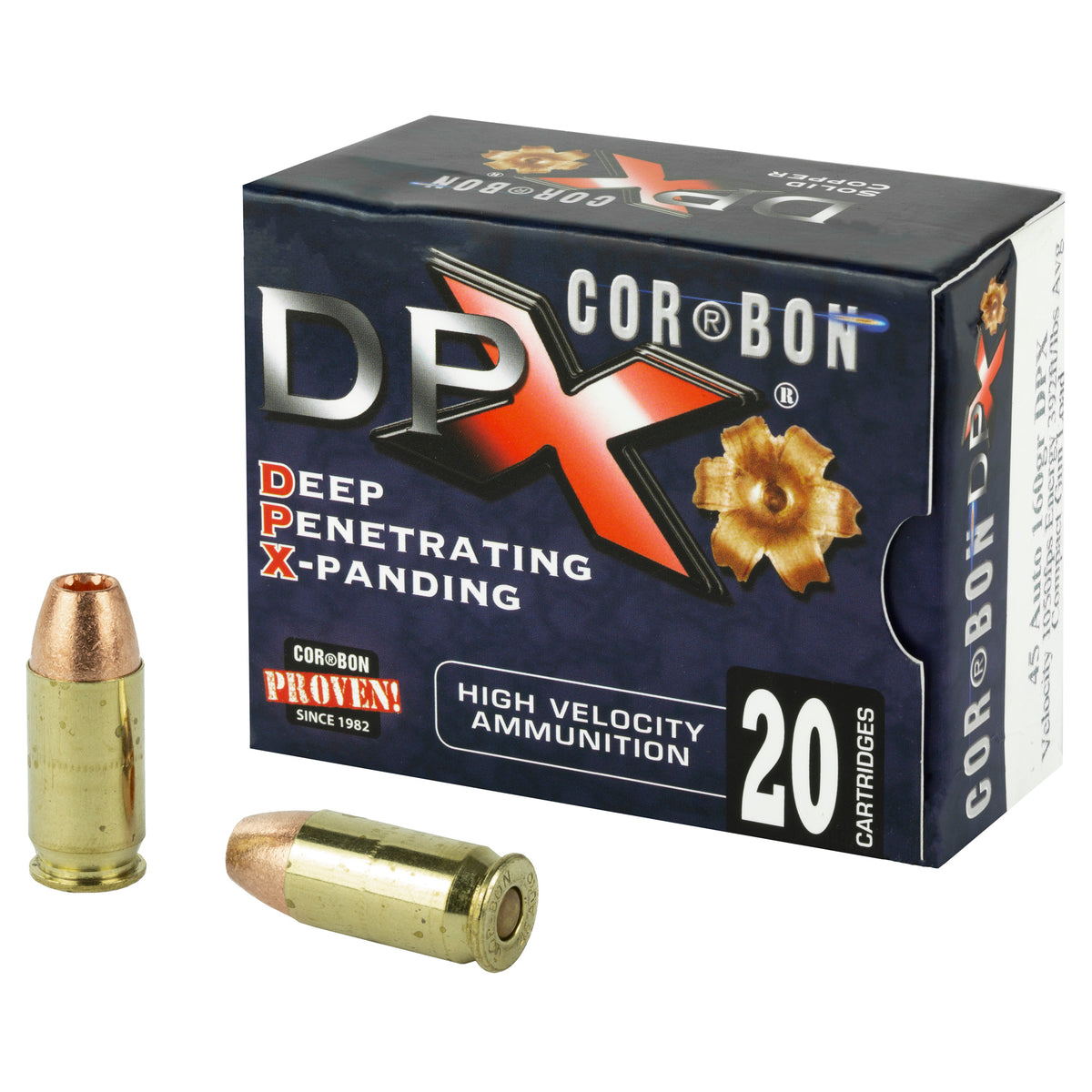 Cor-Bon .45 ACP/Auto DPX45160 Deep Penetrating X bullet XPB XPB 160 Grain