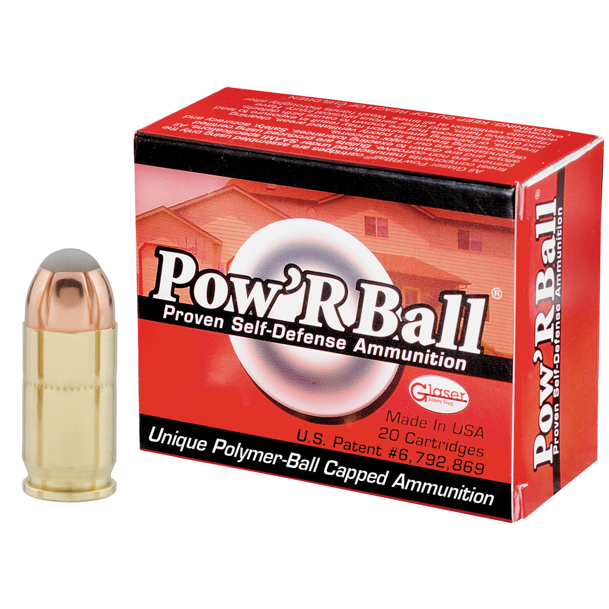 Cor-Bon .380 ACP/Auto PB38070 Glaser Pow'rBall Jacketed Hollow Point JHP 70 Grain