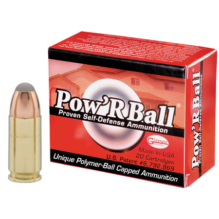 Cor-Bon 9mm Luger/Parabellum PB9100 Glaser Pow'rBall +P Jacketed Hollow Point JHP 100 Grain