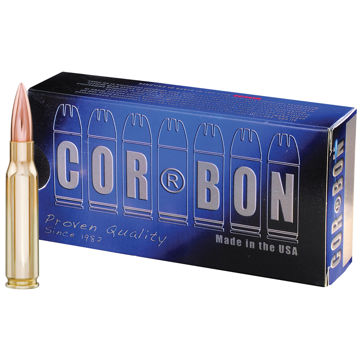 Cor-Bon .308 Win / 7.62x51mm PM308S185 Performance Match Subsonic Full Metal Jacket FMJ 185 Grain