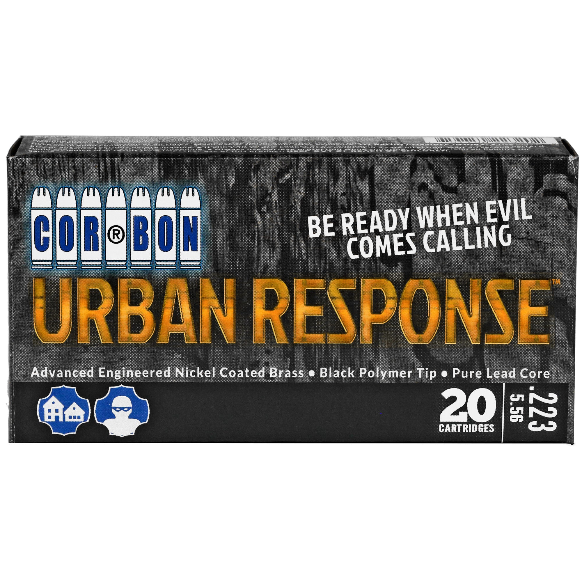 Cor-Bon .223 Remington UR22355/20 Urban Response Jacketed Hollow Point JHP 55 Grain