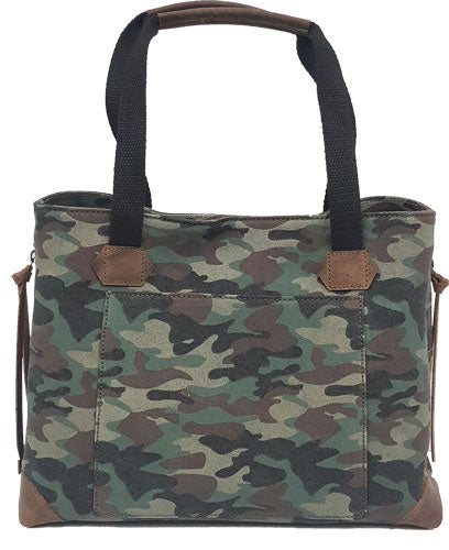 VersaCarry CCW Canvas Camo Tote Style Concealed Carry Purse