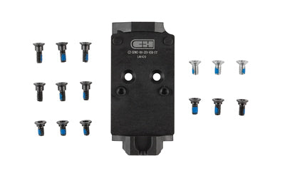 C&H Precision V4 CZ Shadow 2 Mounting Plate for Trijicon RMR and Holosun 507Comp w/ZEV Posts, Anodized