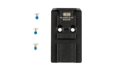 C&H Precision V4 Glock MOS Adapter Plate for Aimpoint Acro and C&H Duty-XL, Anodized Black