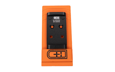 C&H Precision GL-HOLOk Adapter Plate for Glock MOS to Holosun 407K/507K, CNC Machined 6061 Aluminum, Black, Made in USA