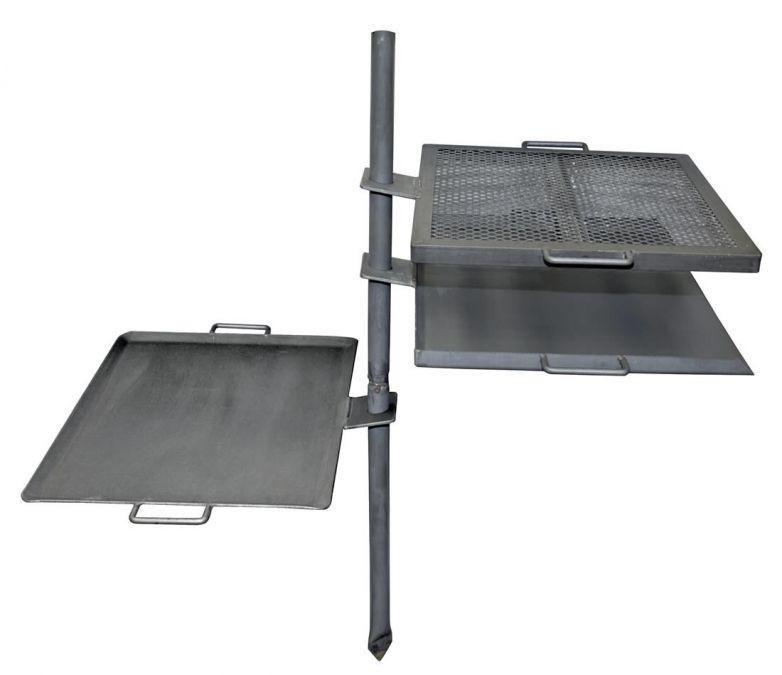 Camp Chef Mountain Man Outdoor Fire Grill & Griddle Set