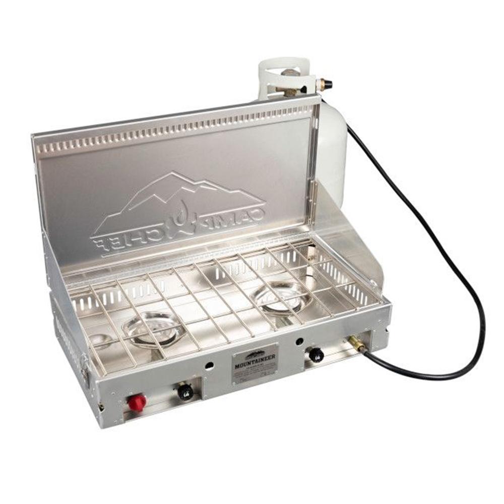 Camp Chef Mountaineer Aluminum Portable Camp Cooking System 40000 BTU