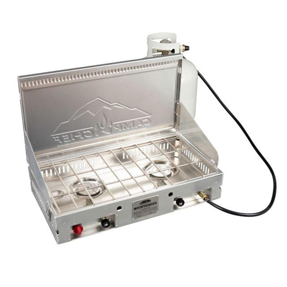 Camp Chef Mountaineer Aluminum Portable Camp Cooking System 40000 BTU