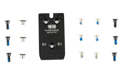 C&H Precision Adapter Plate, Converts Springfield XDM OSP to Holosun 407K & 507K, MIL-SPEC Hard Anodized Black SA-OSP-HOLOk
