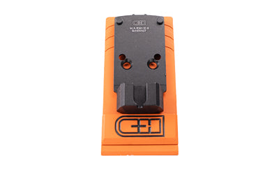 C&H Precision V4 Adapter Plate, Sig P320 X-FIVE/M17/M18 DPP Cut to Trijicon RMR/SRO or Holosun 507C/407C/507 Comp/508T, Anodized Black SGX-RSH-10-8