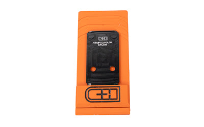 C&H Precision SWMP-57-EQ-HOLOK Adapter Plate, S&W Equalizer/M&P 5.7 to Holosun 407K/507K, MIL-SPEC Anodized