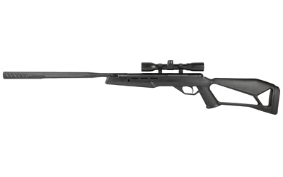 Crosman Fire .177 Pellet Break Barrel Air Rifle, Nitro Piston, 4x32 Scope, Black Synthetic Stock