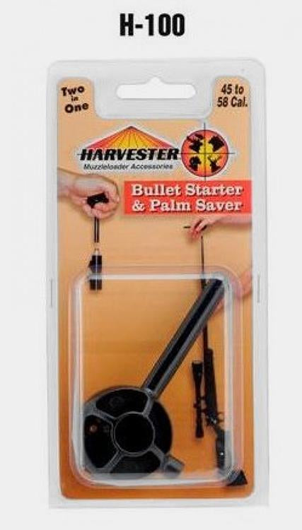 Harvester .50 Cal Muzzleloading Packaged Bullet Starter and Palm Saver Plus
