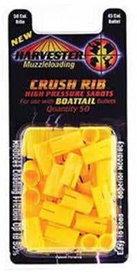 Harvester 50 Cal High Pressure Boattail Sabots for 45 Caliber Bullets 50/pk