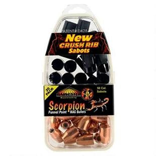 Harvester Scorpion .50 Caliber 300 gr .451 Funnel Point MAG Saboted Bullets 20 Count