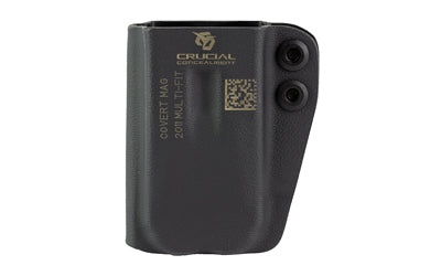 Crucial Concealment Covert Magazine Pouch for 2011-Style Magazines, Ambidextrous, Kydex, Black