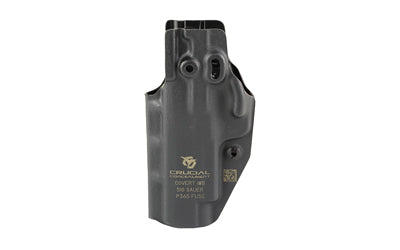Crucial Concealment Covert Inside Waistband Holster for Sig P365 Fuse, Ambidextrous, Kydex, Black 1413