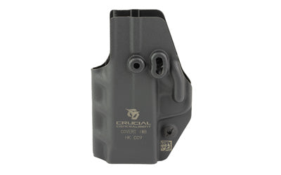 Crucial Concealment Covert Inside Waistband Holster for HK CC9, Ambidextrous, Black Kydex 1461