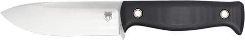 CobraTec Back Country Black Fixed Blade 4.5-Inch Knife w/Kydex Sheath