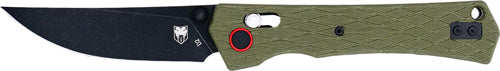 CobraTec Legacy Bar Lock Folder 3.5" D2 Blade G10 OD Green Black Handle