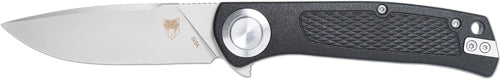 CobraTec EDC Scout 3.12" Black Stainless Folding Knife with Button Lock