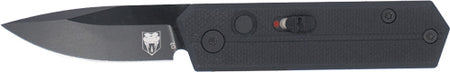 CobraTec Stinger Folding Knife 1.9" D2 Black Blade SD Button
