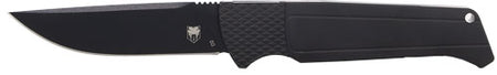 CobraTec Viper Automatic Folding Knife 3.12" Black Satin D2 Steel Black Blade