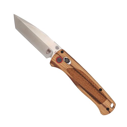 CobraTec Legacy Bar Lock Folder 3" Tanto D2 Blade Zebrawood Satin Handle