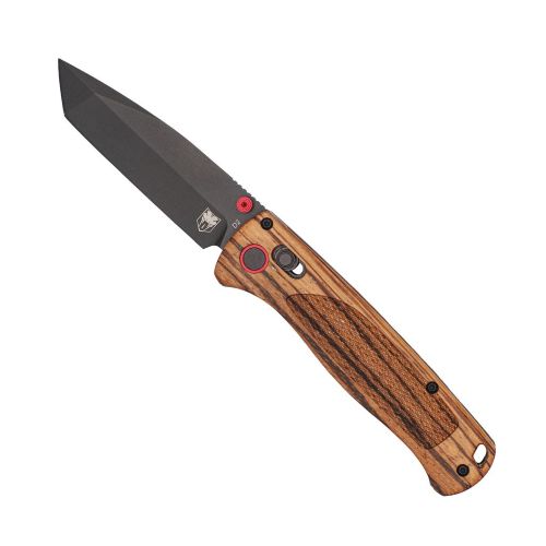 CobraTec Legacy Bar Lock Folder 3" Tanto D2 Blade Zebrawood Black Handle