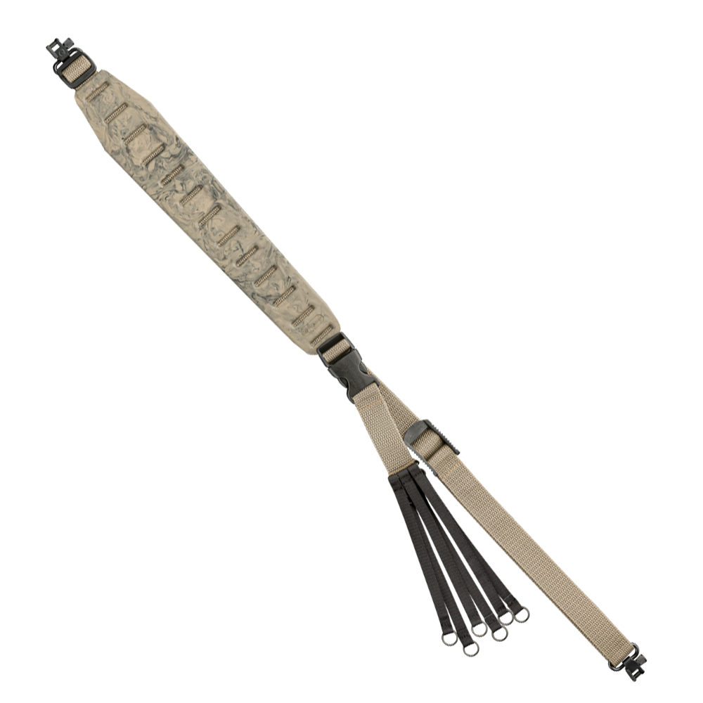 Quake Claw 2.0 Rifle Game Hauler Sling Sand Camo Pattern