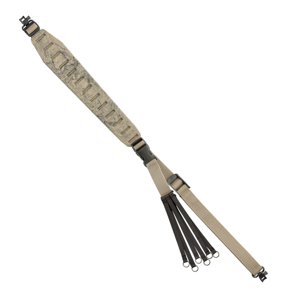 Quake Claw 2.0 Rifle Game Hauler Sling Sand Camo Pattern