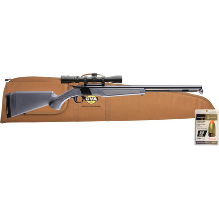 CVA Wolf V2 .50 Caliber Muzzleloader Package Grey 24 Inch Barrel 3-9x32 Scope
