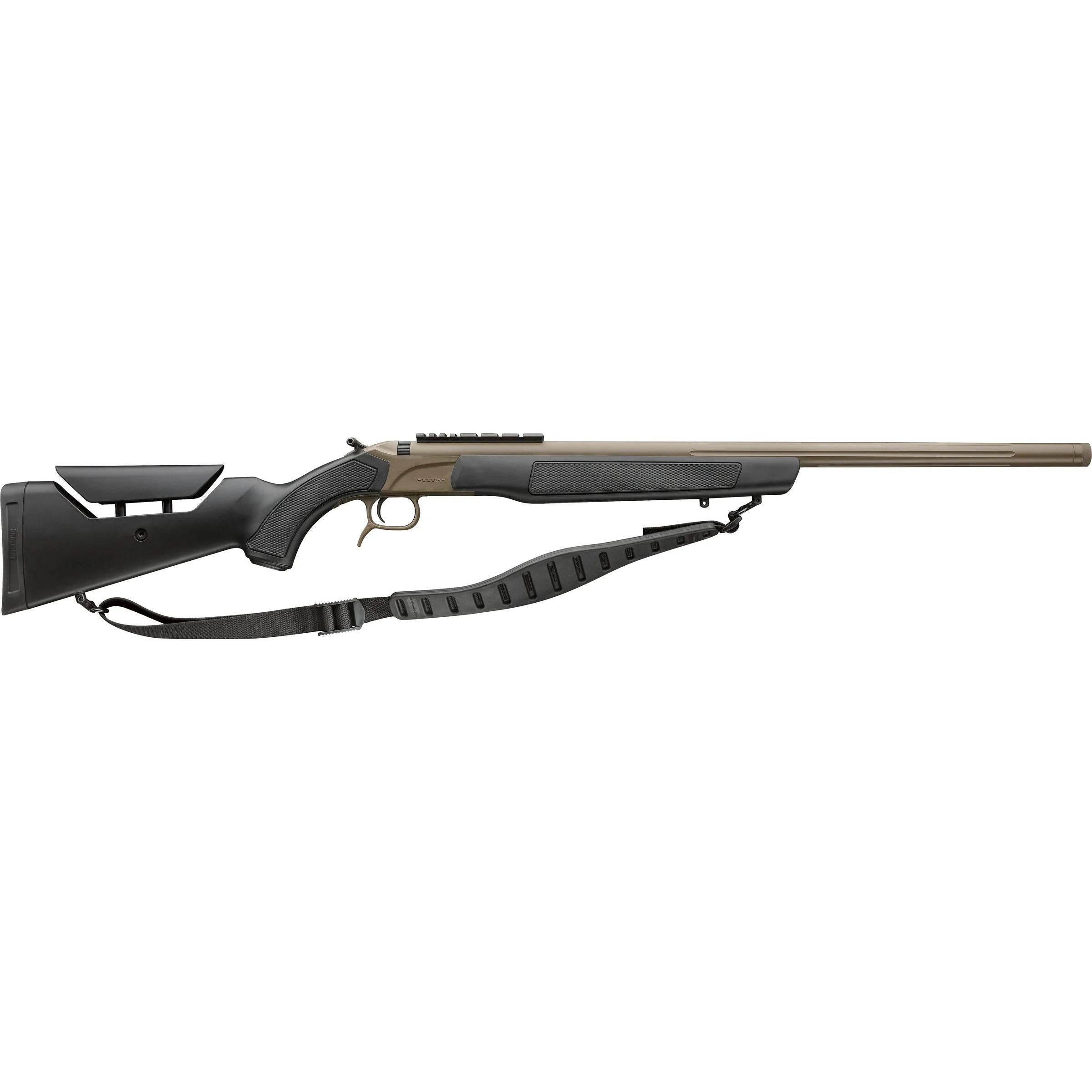 CVA Accura LR-X .45 Caliber Muzzleloader 30 Inch Threaded Barrel FDE Cerakote Variflame