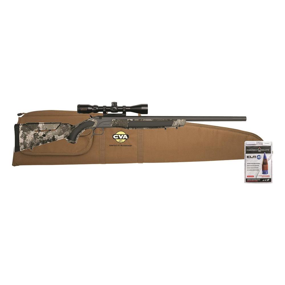 CVA Accura MR-X .45 Caliber Muzzleloader Cerakote Sniper Grey with KonusPro 3-9x40 IR BDC Reticle