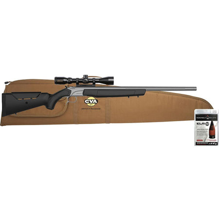 CVA Accura MR-X .50 Cal Muzzleloader Stainless Black KonusPro 4-12x44 IR BDC Reticle Scope Package