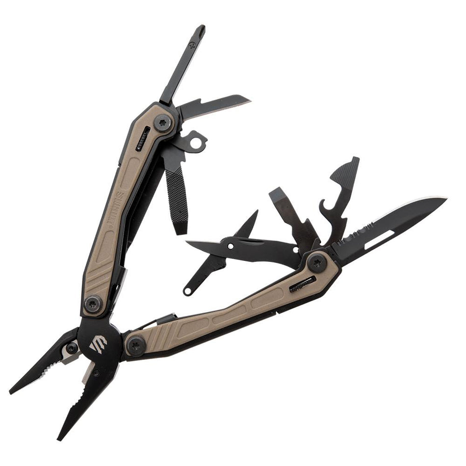 Bear & Son Blackhawk EDC Multi-Tool Sand Stainless Steel 6.5 Inch