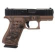 Glock 43x MOS "Engraved Country Bourbon Cerakote" 9mm Subcompact Handgun, 10rd, 3.41" Barrel