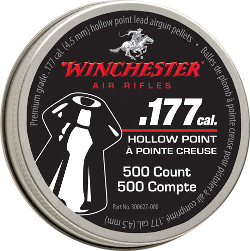 Winchester 177 Cal HP Pellets 500 Count Tin Case of 6