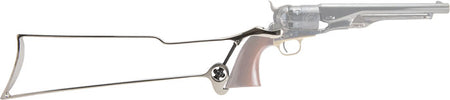Cimarron Steel Shoulder Stock Compatible with 1860, 1851, and 1861 Revolvers