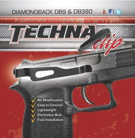 Techna Clip Right-Side Belt Clip Diamondback DB380 and DB9