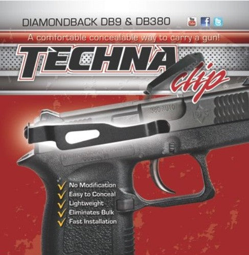 Techna Clip Right-Side Belt Clip Diamondback DB380 and DB9