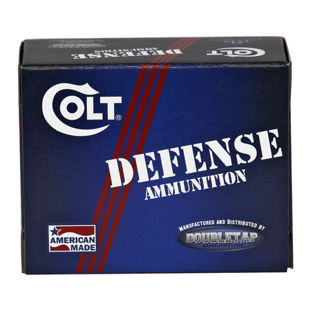 DoubleTap 10mm Auto 10M180CT Colt Defense Jacketed Hollow Point JHP 180 Grain