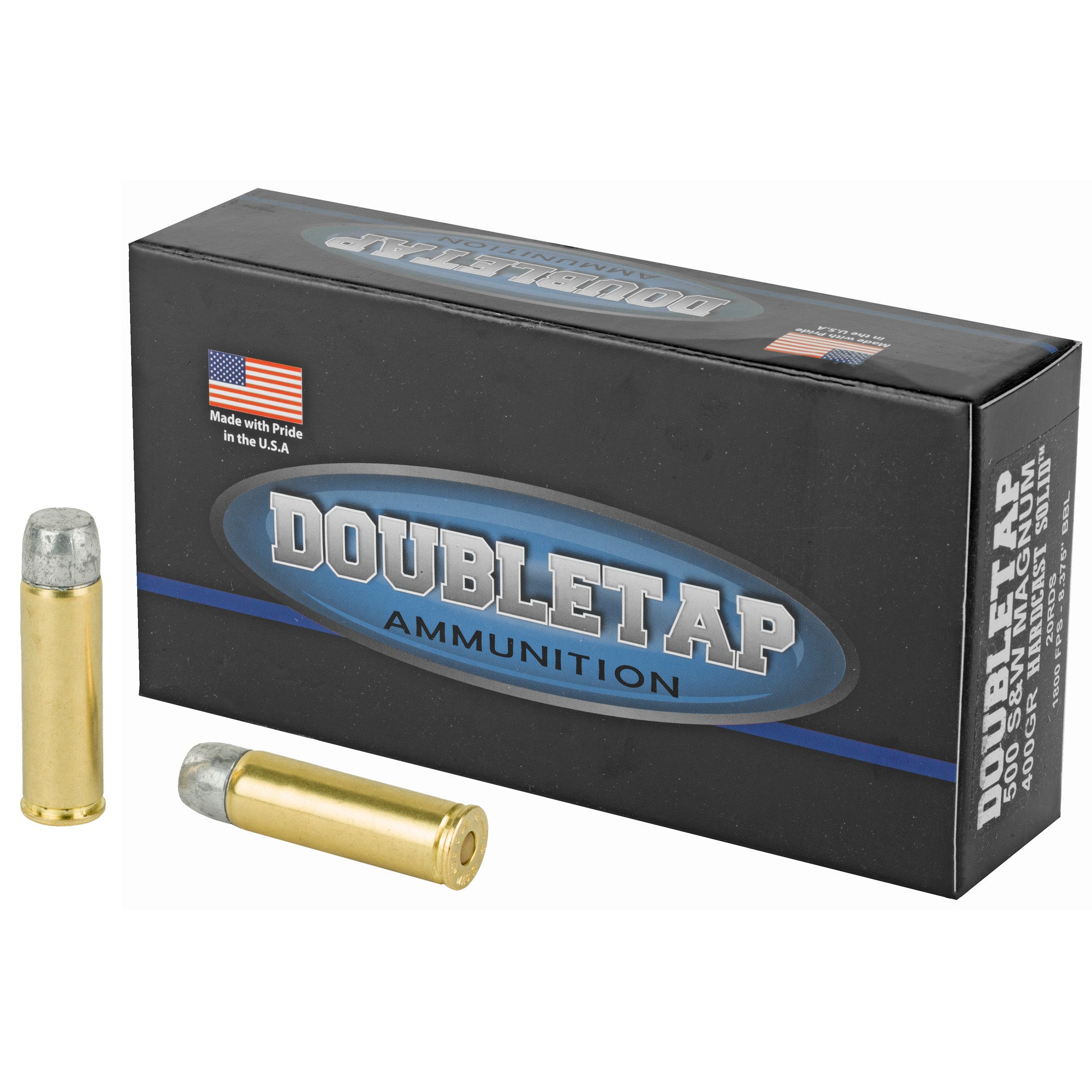 DoubleTap .500 S&W Mag 500400HC Hunter Self Defense Hard Cast Solid 400 Grain