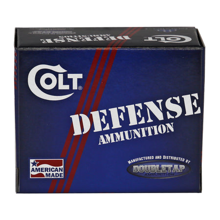 DoubleTap 9mm Luger/Parabellum 9M124CT Colt Defense Jacketed Hollow Point JHP 124 Grain