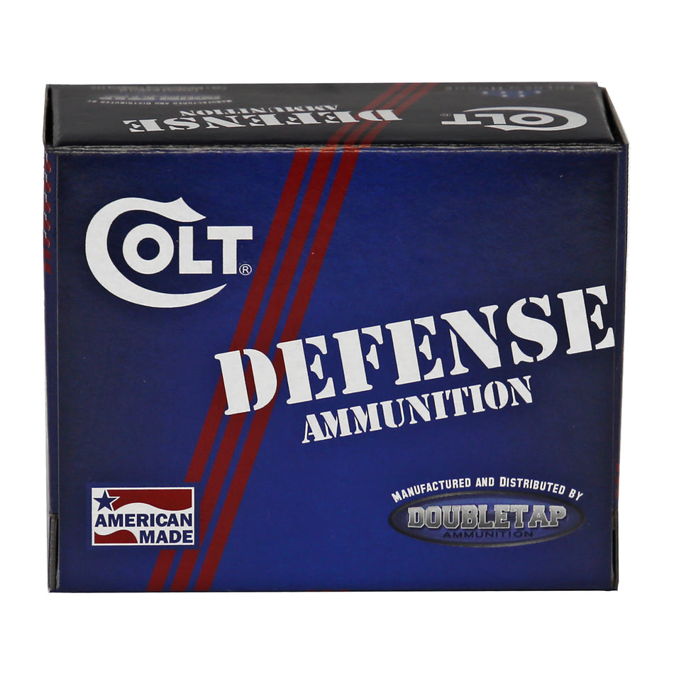 DoubleTap 9mm Luger/Parabellum 9M124CT Colt Defense Jacketed Hollow Point JHP 124 Grain