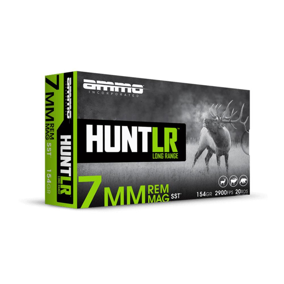 Ammo Inc 7mm Remington Mag 7MM154SSTA20 Signature Super Shock Tip SST 154 Grain