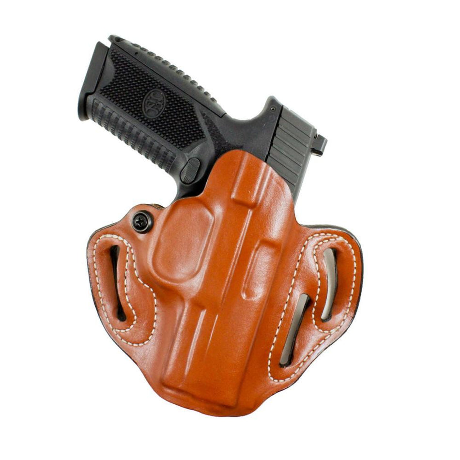 DeSantis Speed Scabbard Belt Holster for Colt 1911 4"-4.25" RH Tan