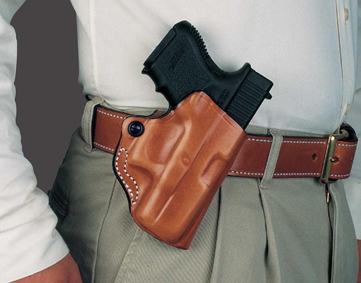 DeSantis Mini Scabbard Belt Holster for Springfield 1911A1 Black Right Hand